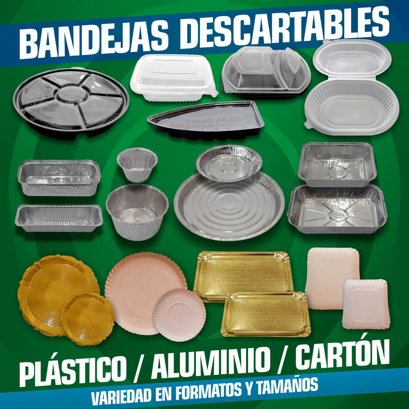 BANDEJAS DESCARTABLES BANDEJAS DESCARTABLES